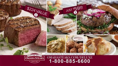 Omaha steaks com tv today - Seafood Packages. Ships FREE! #70265VZT. Seafood Favorites Assortment. 12 total items. $345.94. Save 50%. Buy fresh seafood online from Omaha Steaks.Order crab, lobster, salmon, shrimp, scallops & more. Have them all delivered directly to your front door.